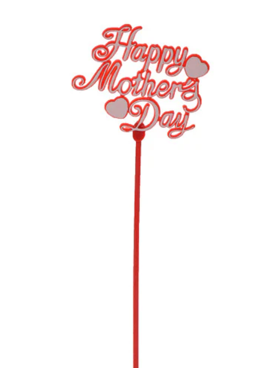 Happy Mothers Day /Rose (Gold/White W/White
