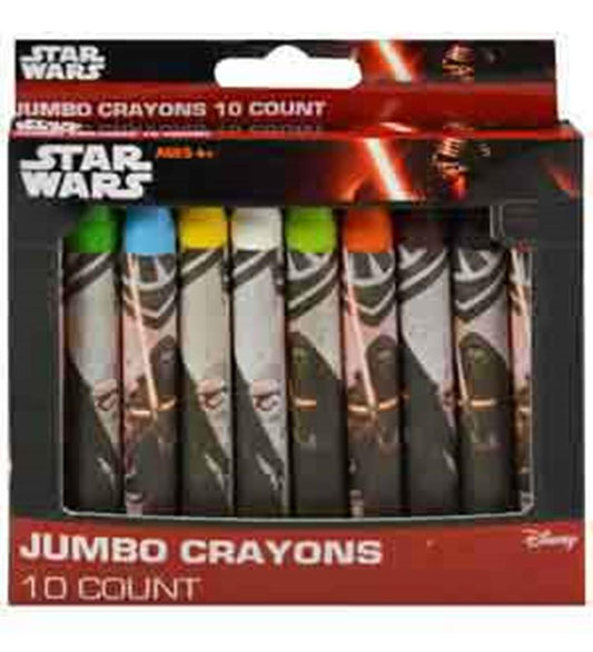 Star Wars Ep7 Jumbo Crayon 10pk