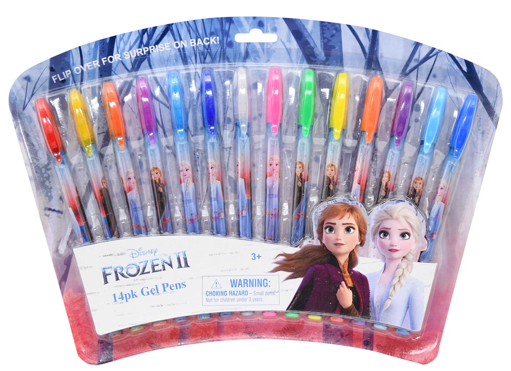 Frozen 2 14Pk Gel Pens On Card 8.5x.50x7.75