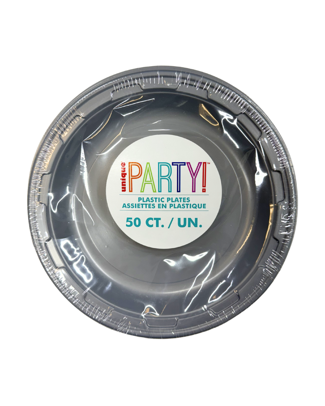 Silver 7 inch Plastic Plates 50 ct - Toy World Inc