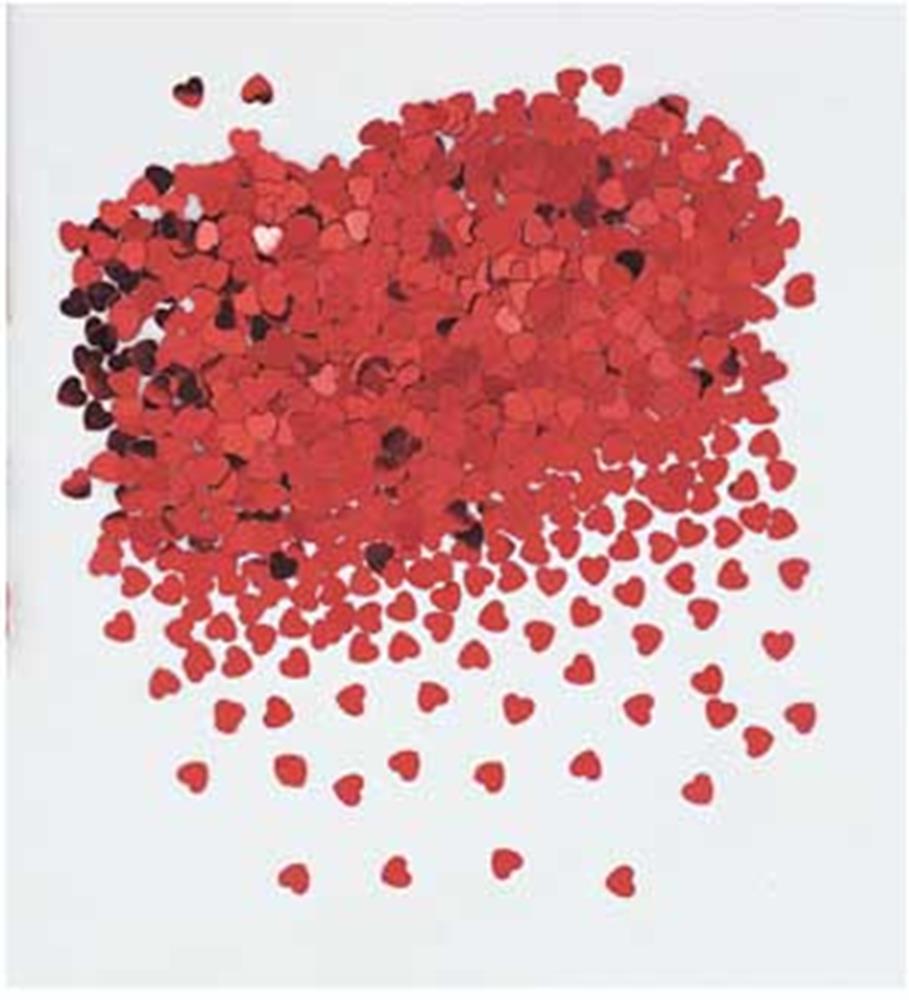 Red Foil Heart Confetti .5oz