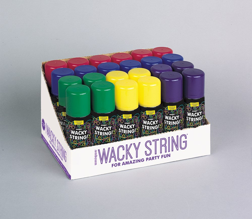 Wacky String Logo Wacky String Asst 2.5oz – Toy World Inc