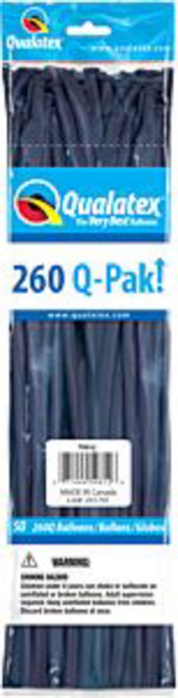 260Q Latex Qualatex Qpak 50ct. Navy