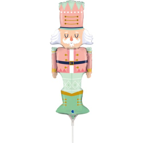 Grabo Pastel Nutcracker 14 inch Foil Balloon 1ct