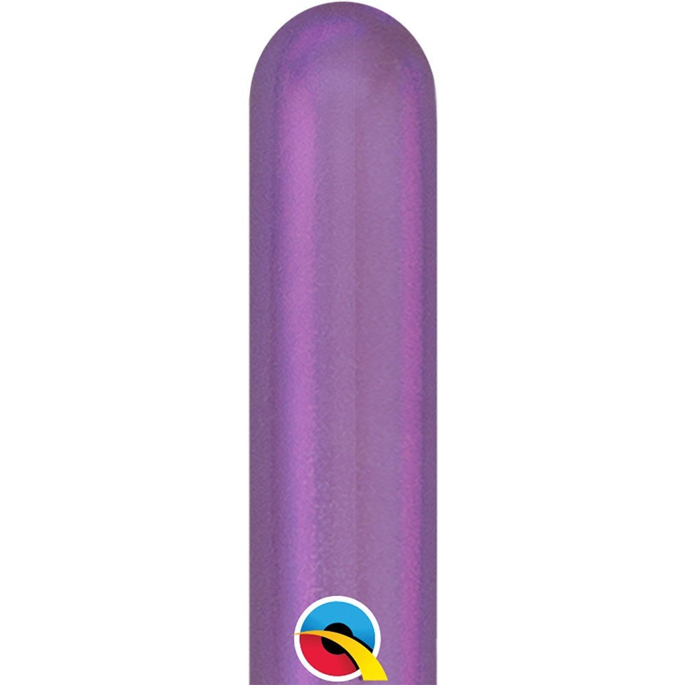 260Q Látex Qualatex Morado cromo 100ct