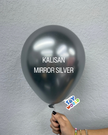 5 inch Kalisan Mirror Silver 100ct