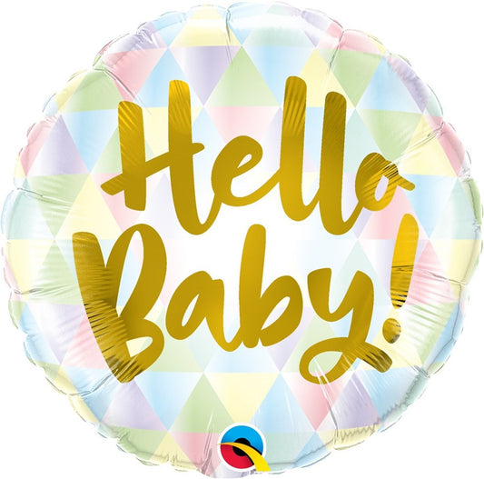 Hello Baby Balloon 18in