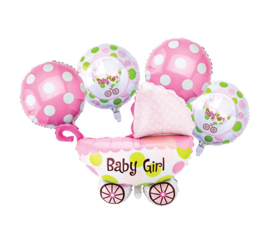 Balloon Set 5pc set - Girl