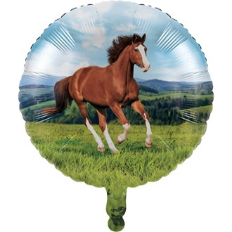 Globo Metálico Caballo Y Poni 18in