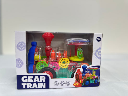 Battery Operated Transparent Flashing Train