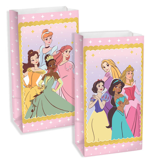 Disney Princess Hot-Stamped Kraft Bag 8ct