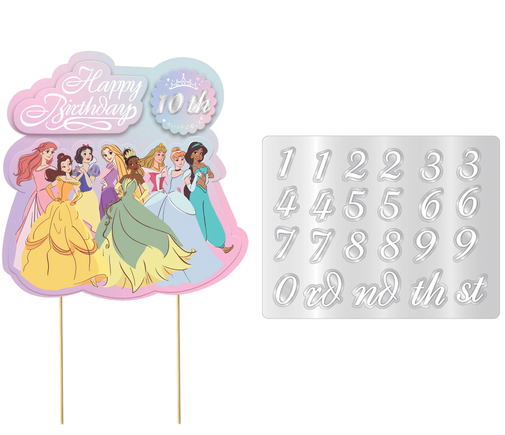 Disney Princess Add An Age Cake Topper