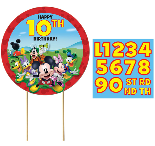 Mickey Mouse Club House Deluxe Cake Topper