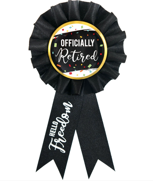 Officially Retired Award Ribbon