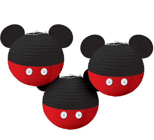 Disney Mickey Mouse Forever Paper Lanterns 3ct