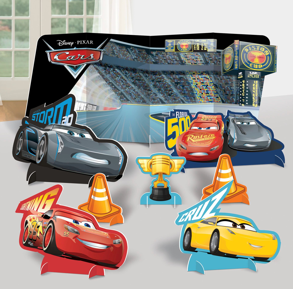 Disney Pixar Cars 3 Table Decorating Kit