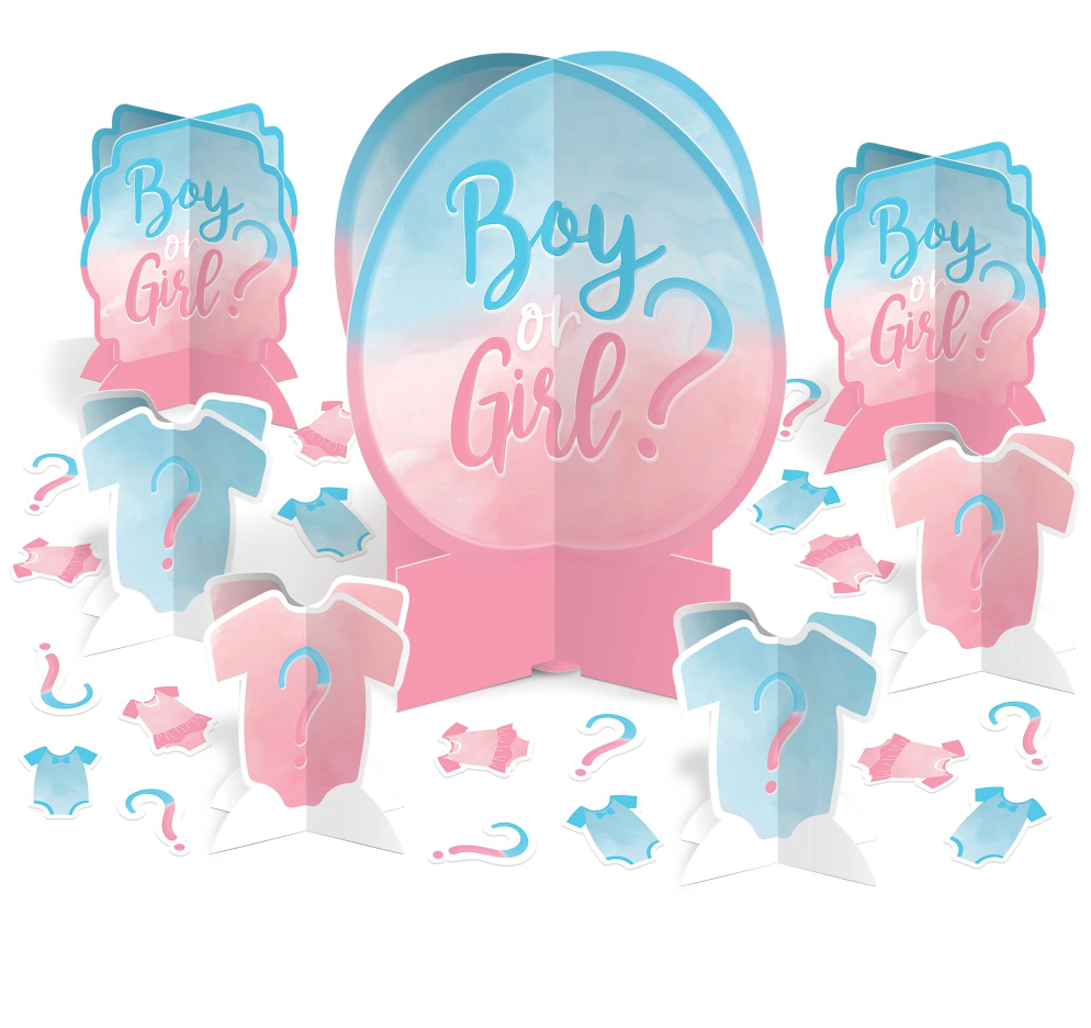 The Big Reveal Table Centerpiece Decorating Kit 27ct
