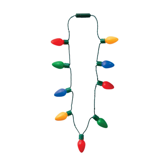Christmas Light-Up Bulb Necklace