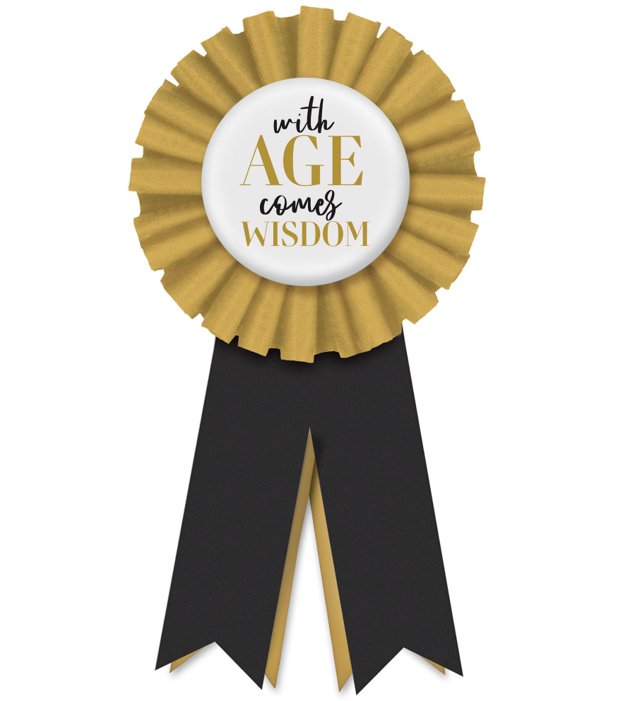 Party of The Ages Award Ribbon