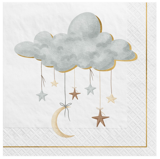 Over The Moon Luncheon Napkins 16ct