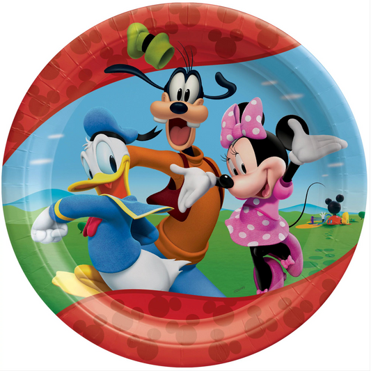 Mikcey Mouse Clubhouse 7 inch Round Plates 8ct