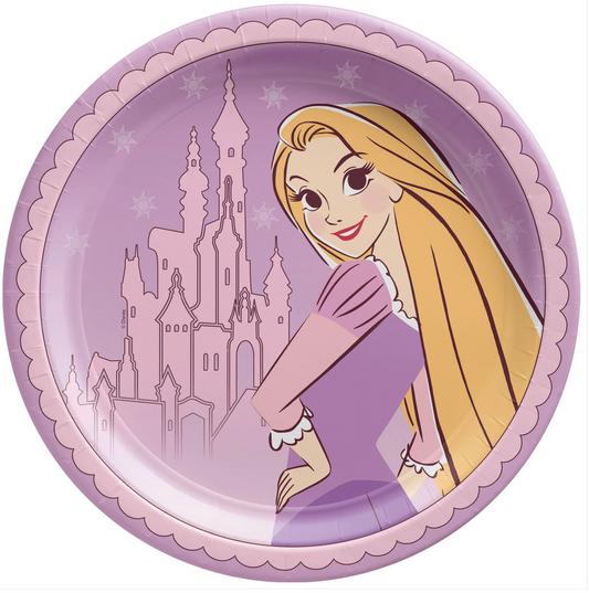Rapunzel 9 inch Plates 8ct