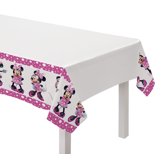 Disney Minnie Mouse Forever Plastic Table Cover 54 inch x 96 inch 1ct