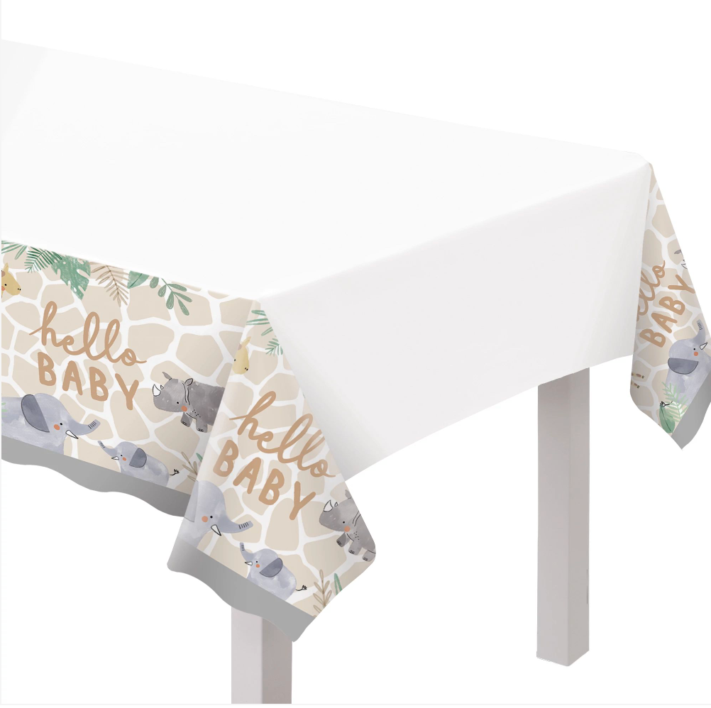 Soft Jungle Plastic Table Cover