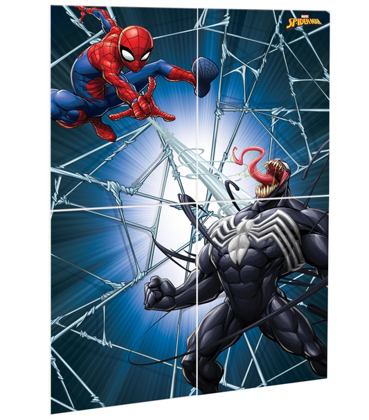 Spiderman Webbed Wonder Scene Setter Wall Decorating Kit 4ct