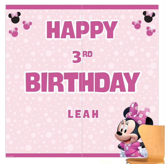 Disney Minnie Mouse Forever Customizable Scene Setter 8ct