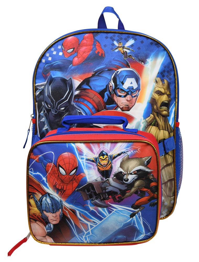 Avengers Backpack Lunch Bag 16in