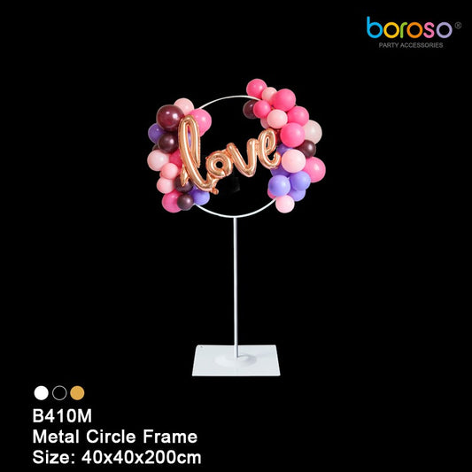 Borosino Metal Balloon Circle Frame