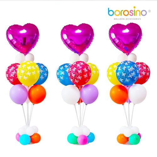 Borosino Multi Balloon Plastic Centerpiece Frame Stand