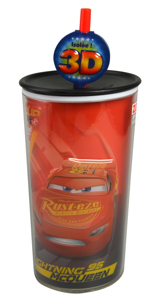 Vaso de doble pared Disney Cars 3