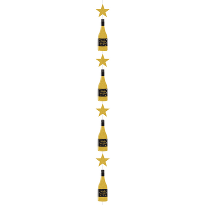 New Years Eve Hanging Champagne Bottle Decoration 1ct