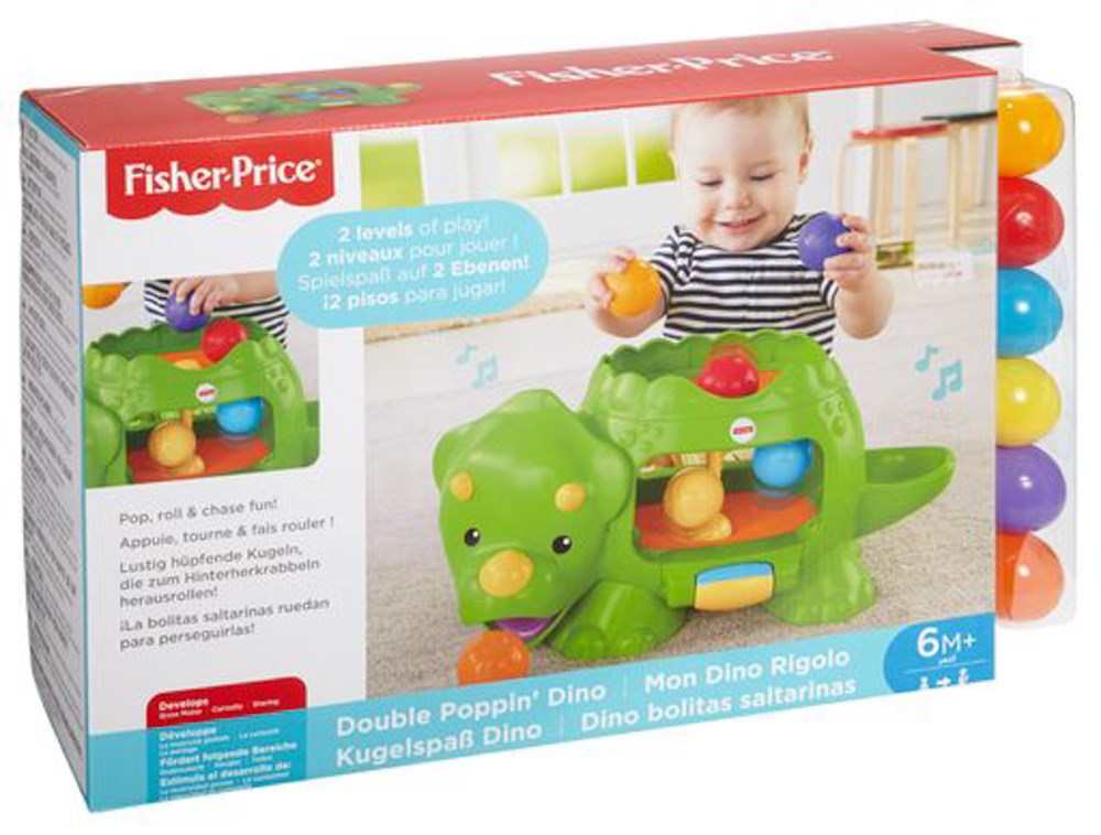 Fisher-Price Double Poppin Dino