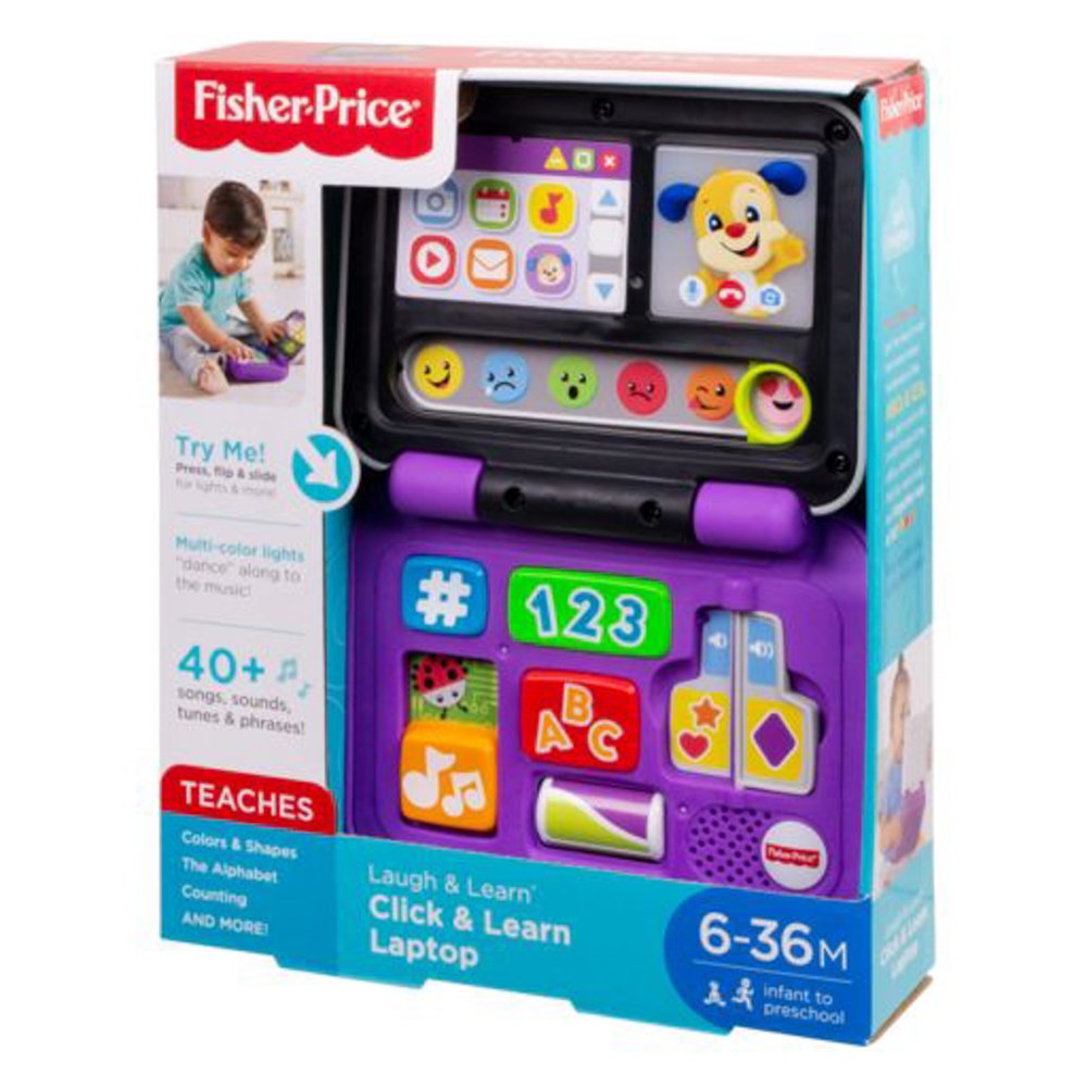 Fisher Price Ríe y aprende Haz clic y aprende Laptop