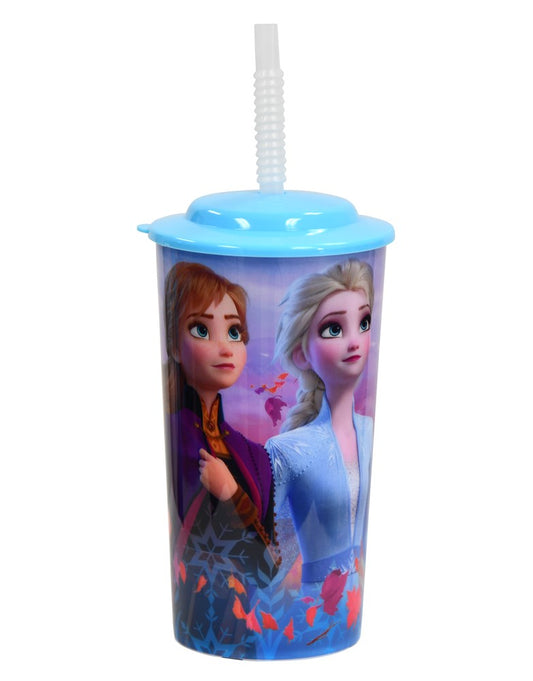 Frozen 2- 16 Oz Pp Sports Tumbler With Lid And Straw 36G