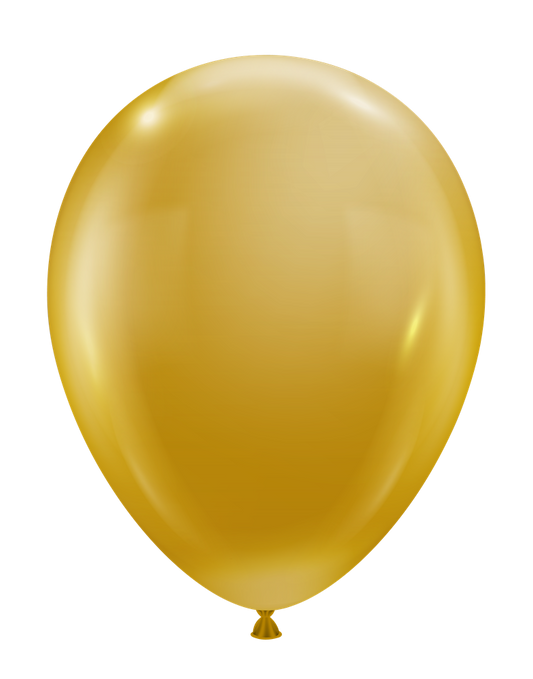 Gold 11in Luxe Latex Balloon 100ct