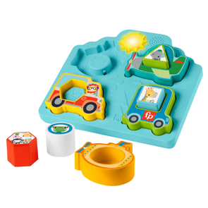 Rompecabezas de vehículos con formas y sonidos de Fisher-Price