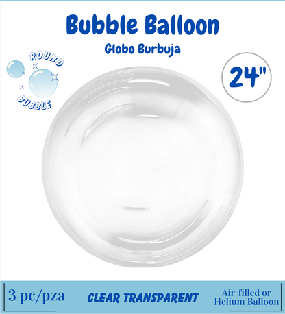 House of Balloons Bubble Balloon 24 inch 3ct