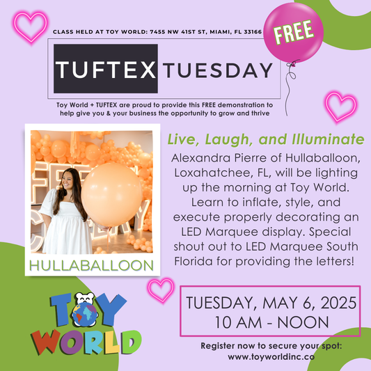 TUFTEX Tuesday - with HullaBalloon!