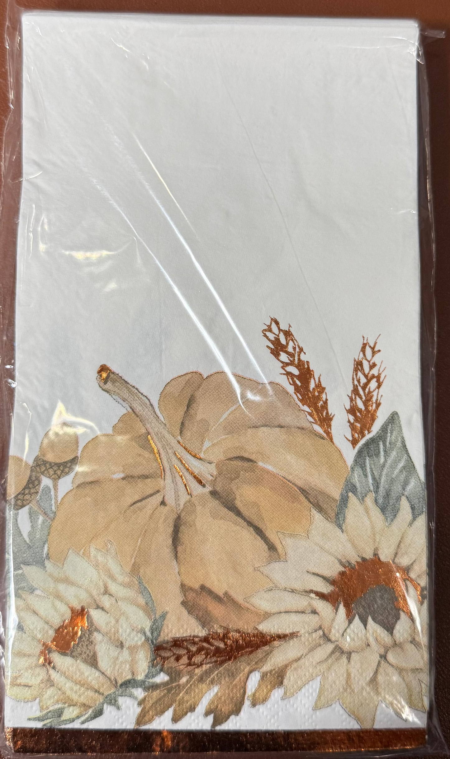 Family Thanksgiving Gingham Guest Napkins 16ct