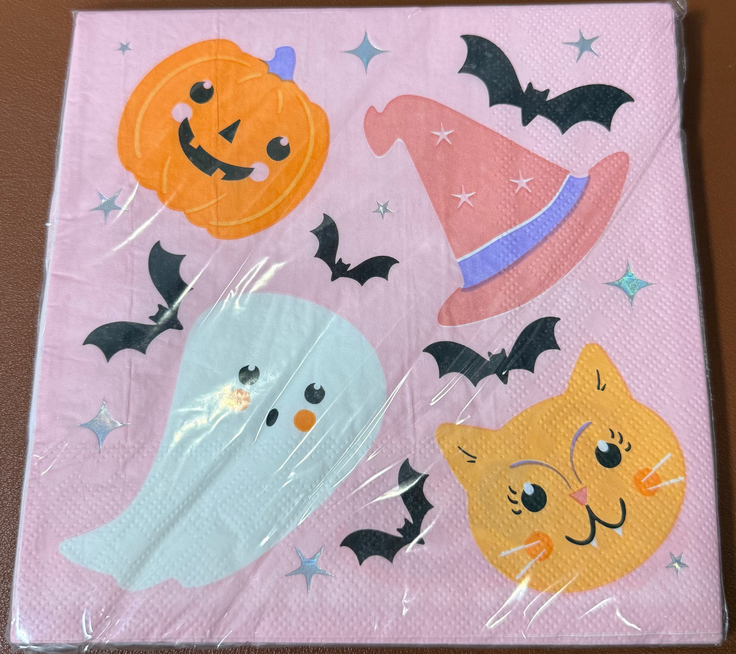 Adorable Halloween Iridescent Luncheon Napkins 16ct