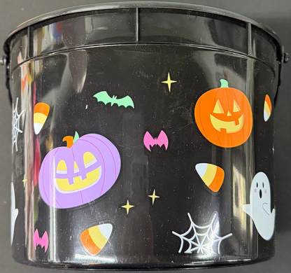 Halloween Decor 9 inch Plastic Bucket 1ct
