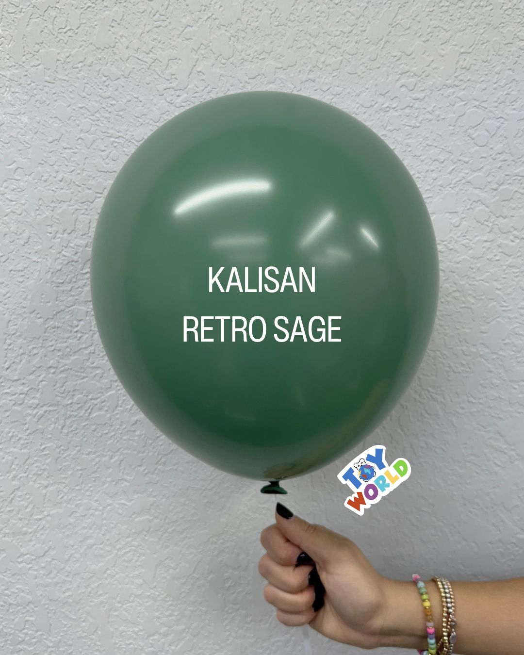 12 inch Kalisan Retro Sage Latex Balloons 100ct