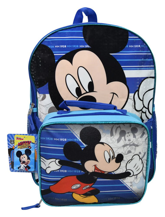 Mickey Backpack Lunch Bag 16in 12x8x16