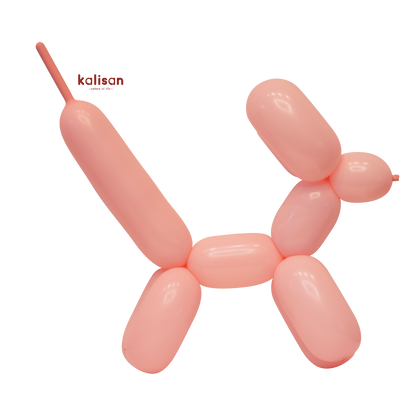 260 Modeling Kalisan Macaron Pink Latex Balloons 100ct