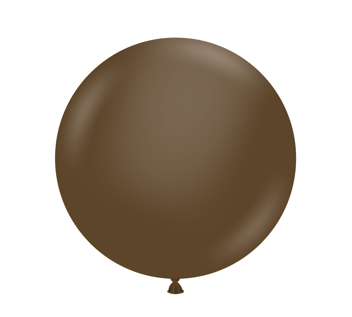 Globos de látex Tuftex color cacao de 24 pulgadas, 1 unidad