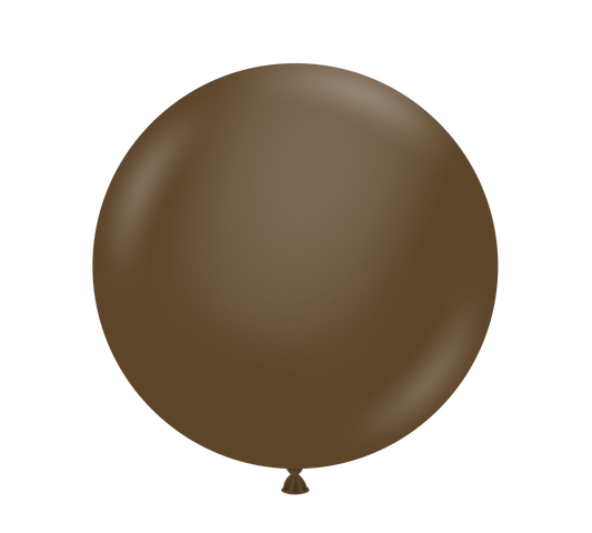Globo de látex Tuftex color cacao de 5 pulgadas, 50 unidades